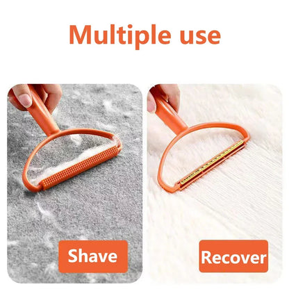 1-50Pcs Clothes Hair Scraper Pet Manual Lint Removal Coat Clothes Double Sided Hair Removal Shaver Brush Tool for Carpet Wool